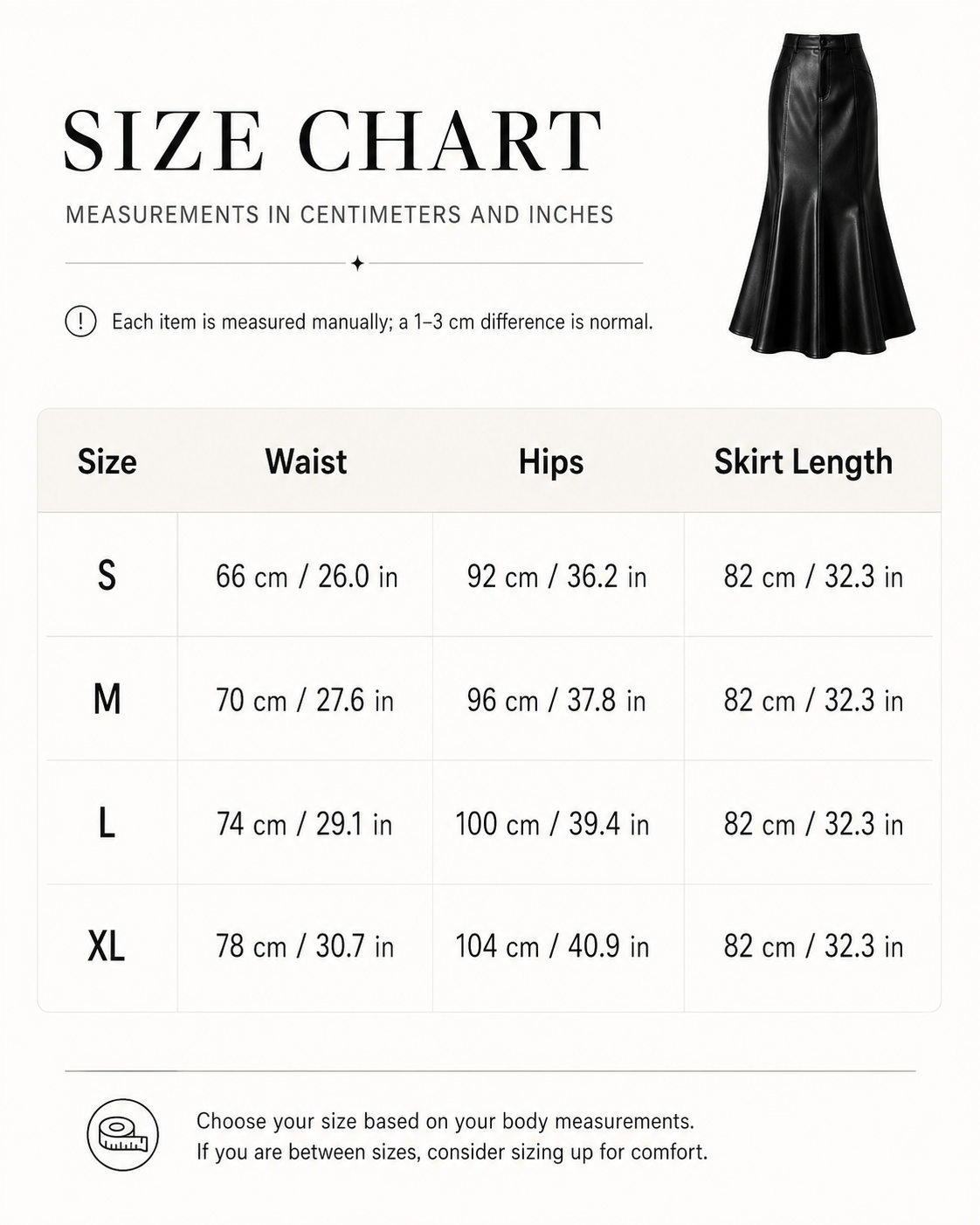 Leather maxi skirt black mermaid hem