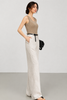 Women Linen Wide Leg Casual Pants
