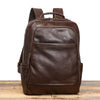 Men’s Leather Backpack with Trolley Sleeve