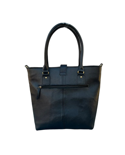 Cowhide Leather Shoulder Bag for Women With Pockets