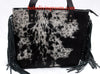 Cowhide Shoulder Purse With Fringes