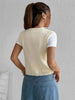 Women’s Floral Embroidered Button Front Sweater Vest
