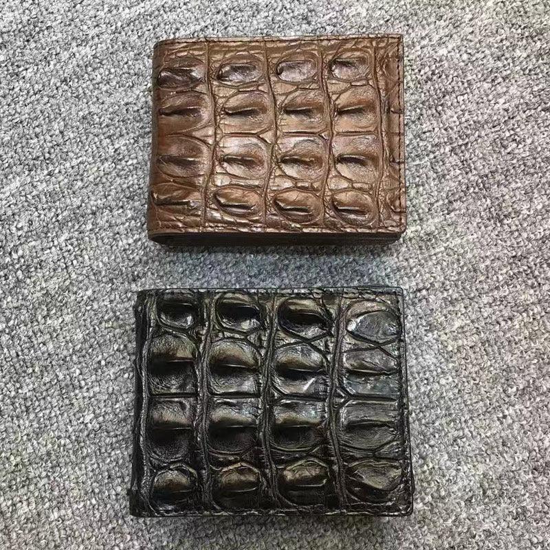 Men's Genuine Thai Crocodile Leather Bifold Wallet