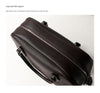 Leather Shoulder Bag Boston Briefcase Style Purse