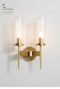 Modern Glass Shade Copper Wall Light Wall-Mounted Sconce
