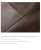 Women’s Oversized Leather Bomber Jacket Moto Trench Coat