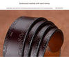women carved genuine leather wide belt