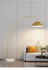 Modern curved arc floor lamp for living rooms
