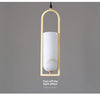 Copper Natural Marble Pendant Lamp Black and Gold