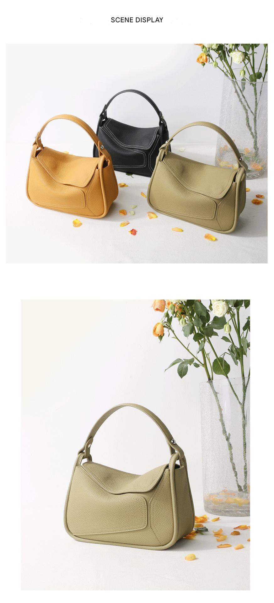 Women’s Leather Shoulder Bag Small Pillow Purse