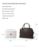 Leather Shoulder Bag Boston Briefcase Style Purse