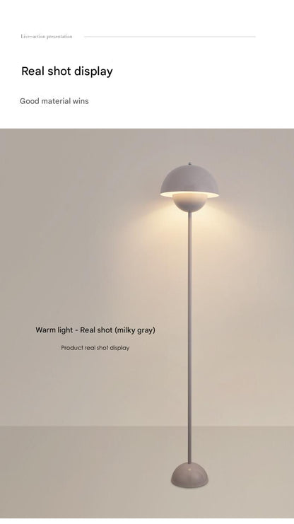 Contemporary scandinavian mushroom floor lamp