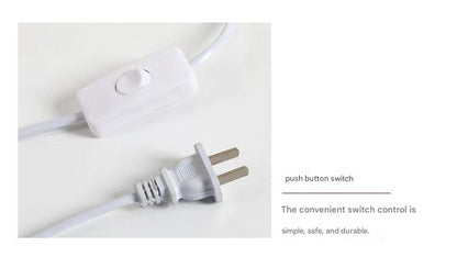 Modern bamboo weaving column floor lamp