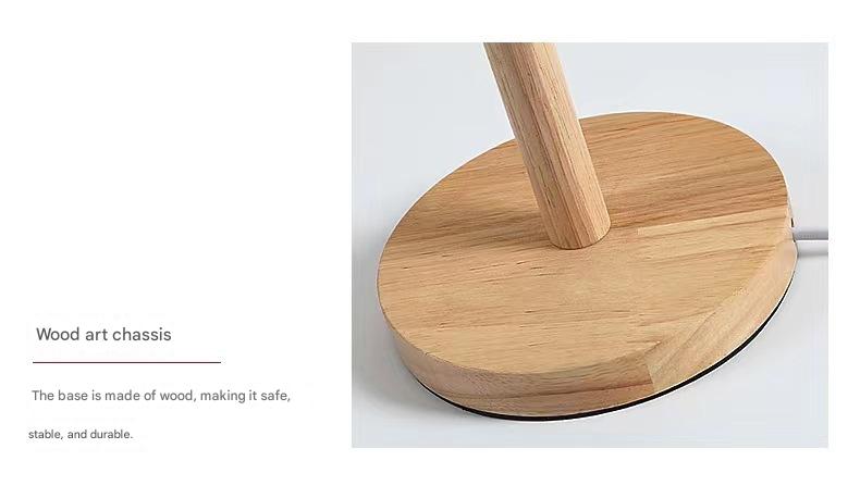 Modern bamboo weaving column floor lamp