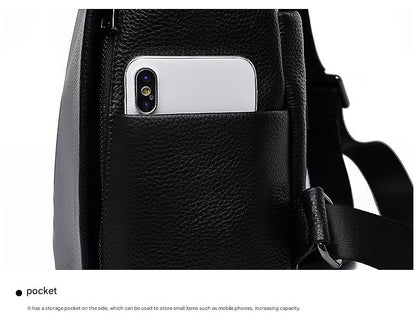 Women’s Black Leather Backpack Bag