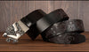 Men Dragon Leather Belt with Automatic Buckle
