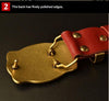 Men’s Western Ox Buckle Full Grain Cowhide Belt