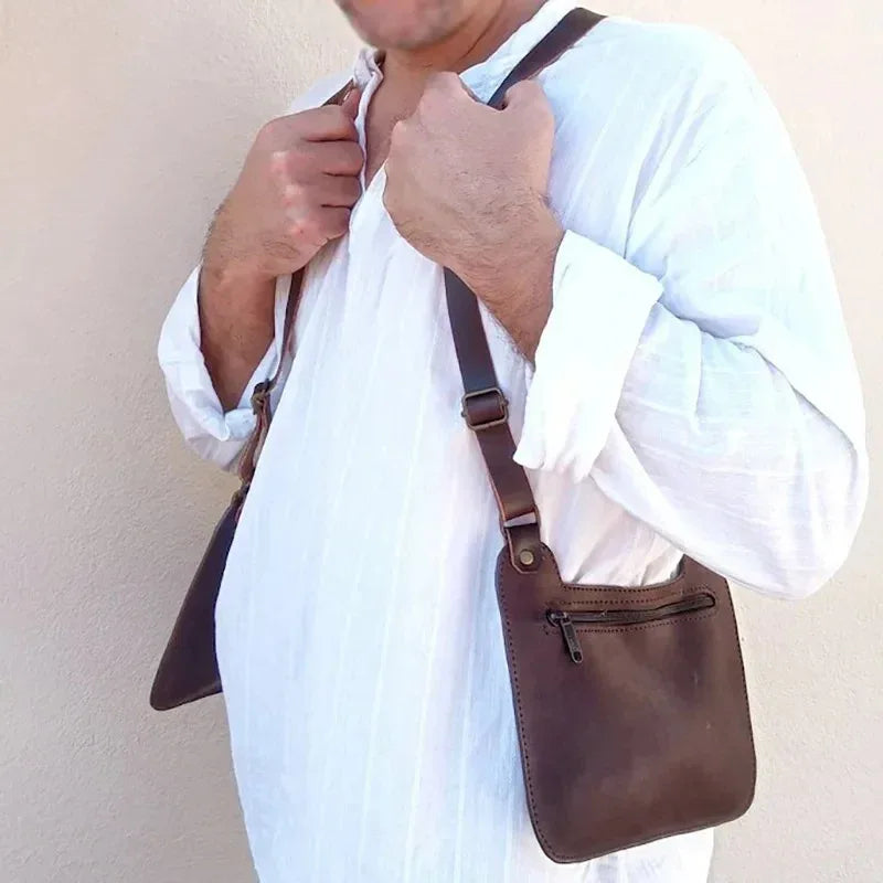 Medieval Leather Shoulder Holster Harness