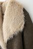 Women’s Reversible Faux Fur Long Winter Coat