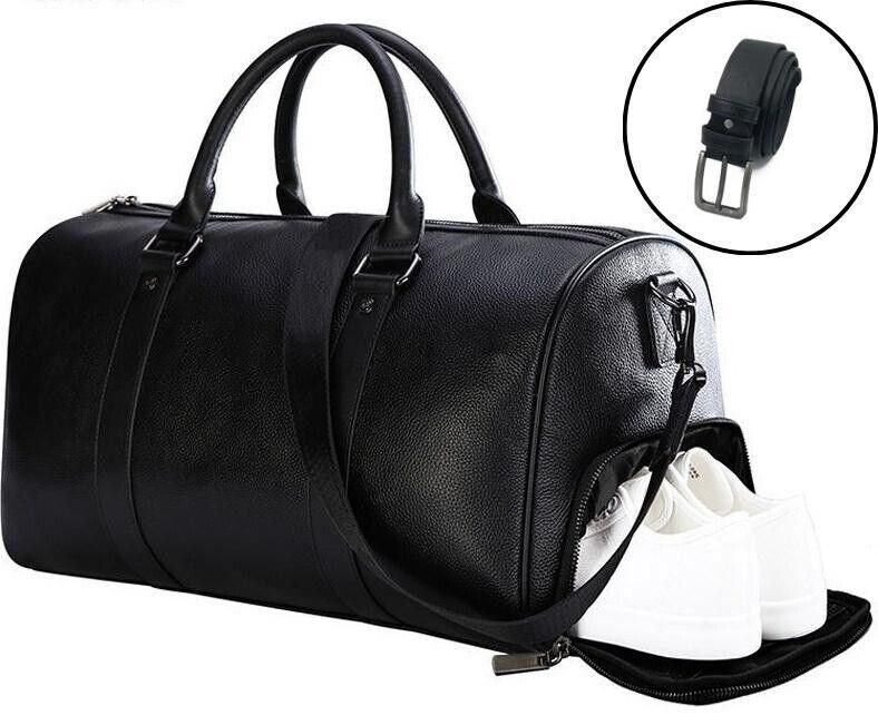 Full Grain Genuine Leather Travel Bag