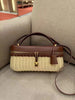 Woven Wicker Rattan Handbag