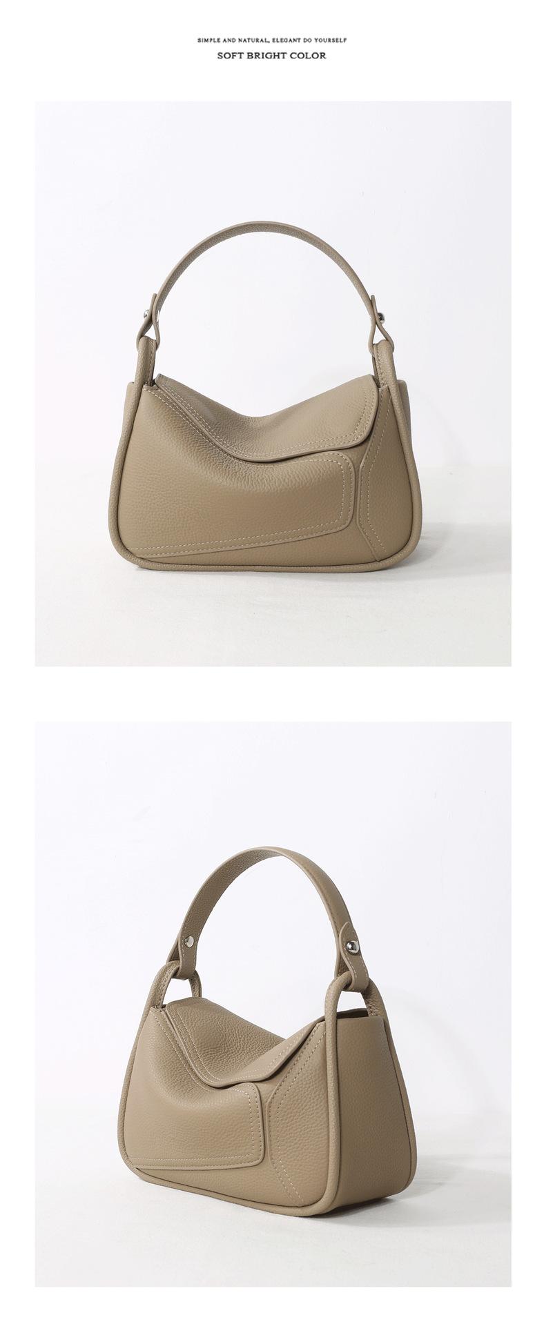 Women’s Leather Shoulder Bag Small Pillow Purse