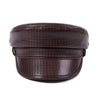Genuine leather men's captain's cap