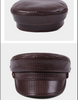 Genuine leather men's captain's cap