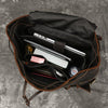 Vintage Dark Brown Leather Backpack