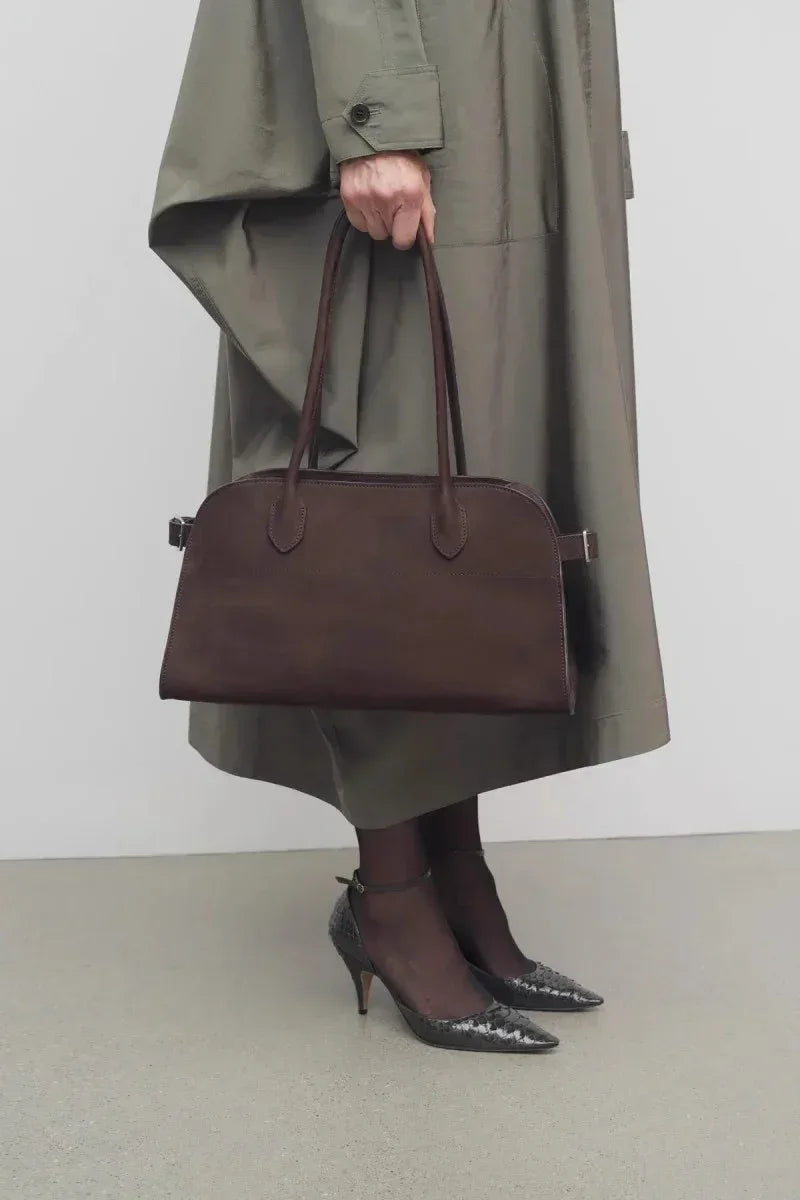 Women’s Large Leather Tote Bag for Work