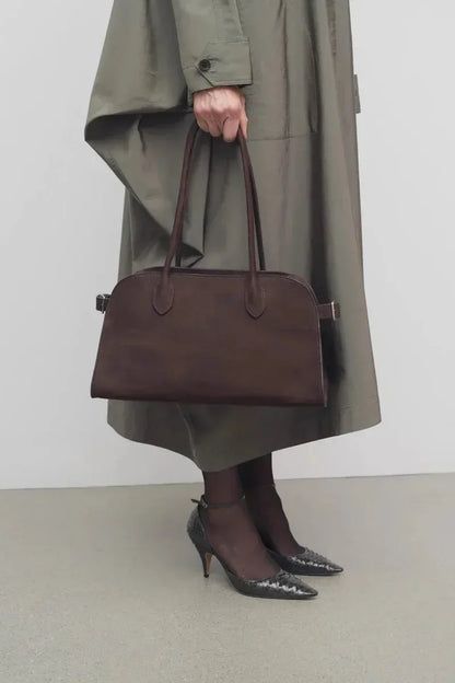 Women’s Large Leather Tote Bag for Work