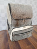 Cowhide Backpack Exotic Grey