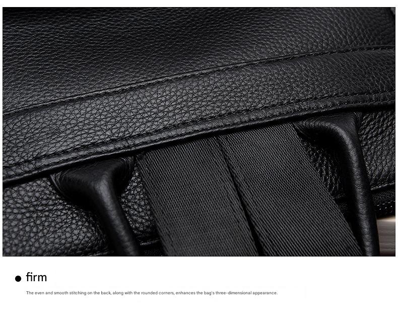 Women’s Black Leather Backpack Bag