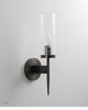 Modern Glass Shade Copper Wall Light Wall-Mounted Sconce