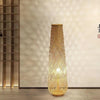 Modern bamboo weaving column floor lamp