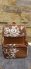 Speckled Cowhide Backpack Purse Leather Bag