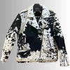 Cow Skin Jacket Black White