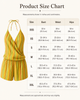 Halter Neck Backless Resort Romper