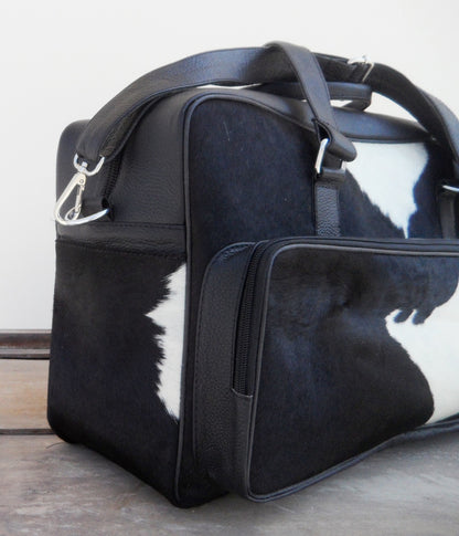 Exotic Cowhide Luggage Bag