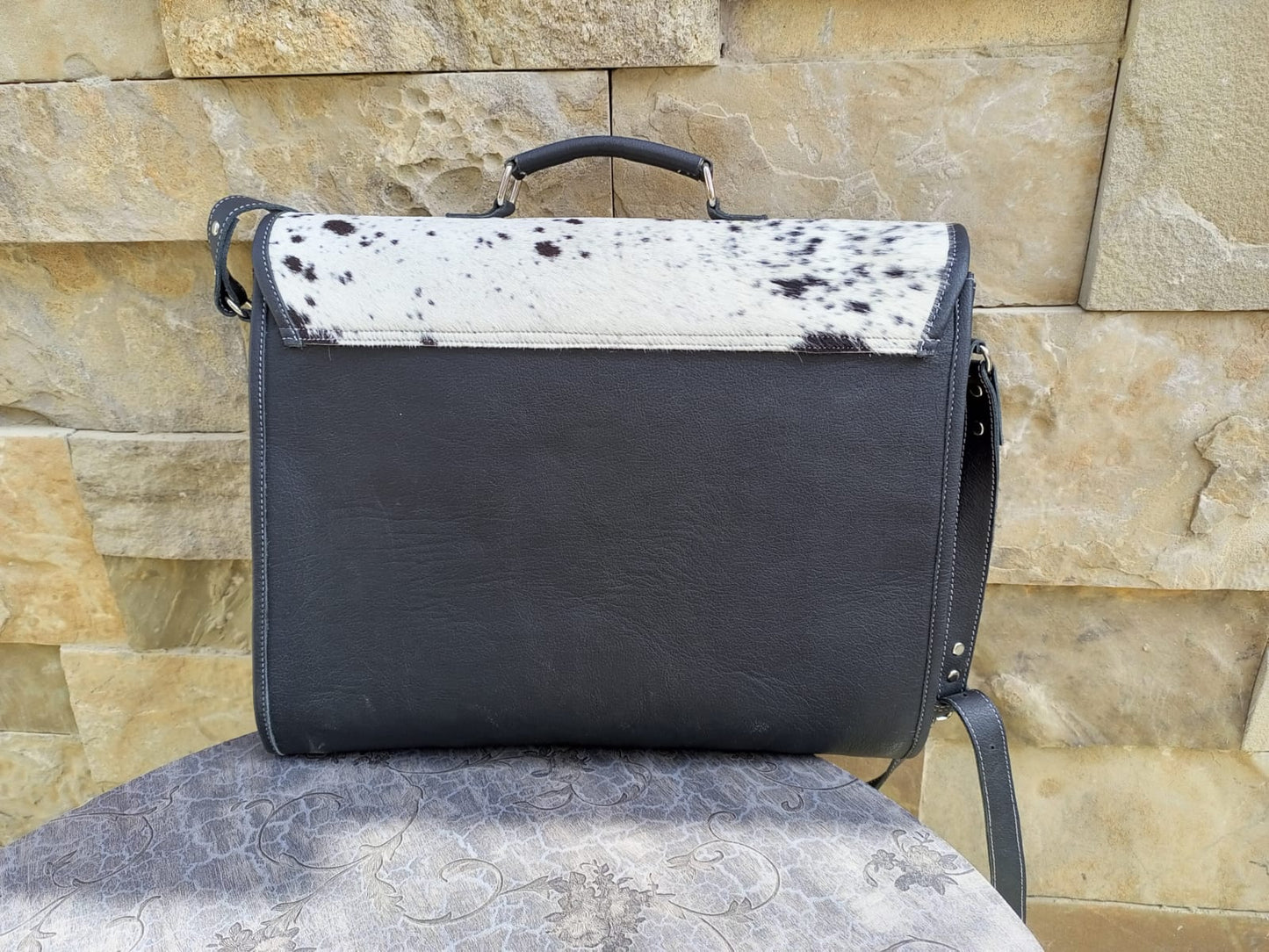 Natural Cowhide Laptop Bag