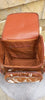Dark brown hair-on cowhide mommy backpack