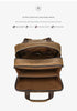 Real Leather Trolley Suitcase Carry-On with Wheels