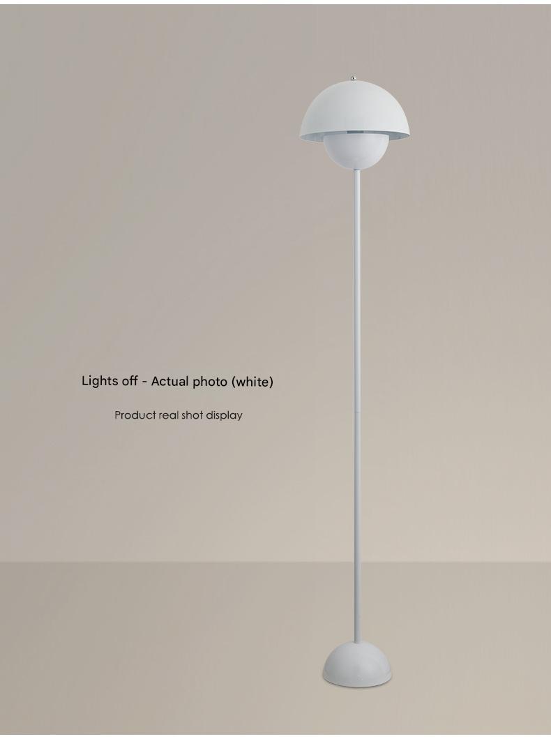 Contemporary scandinavian mushroom floor lamp