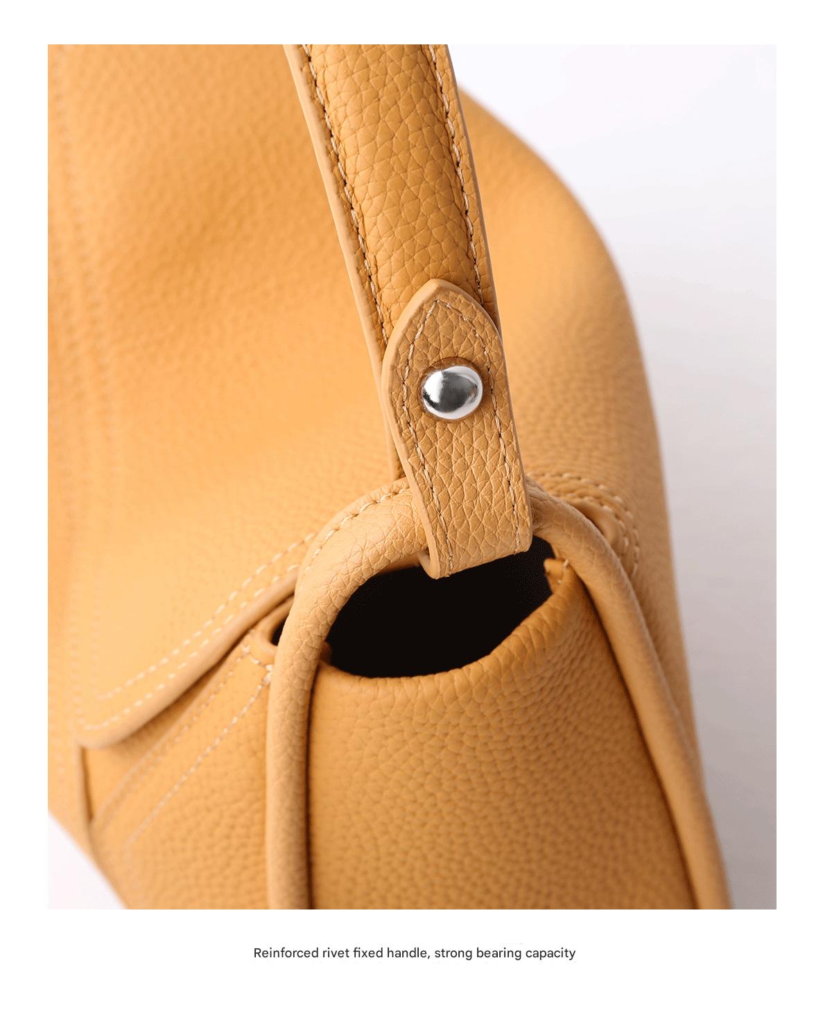 Women’s Leather Shoulder Bag Small Pillow Purse