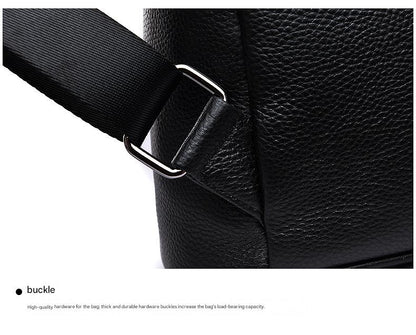 Women’s Black Leather Backpack Bag