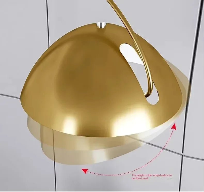 Modern curved arc floor lamp for living rooms