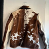 Men's Tricolor Real Cowhide Jacket