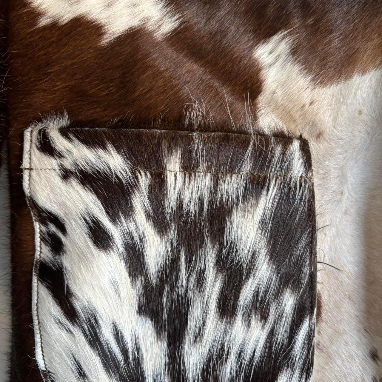 Men's Tricolor Real Cowhide Jacket