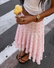 Womens lace skirt with boho vacation fit