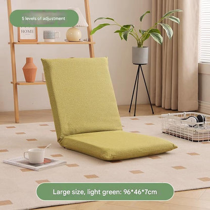 Japanese floor recliner beanbag sofa fruit green [Five adjustable settings]